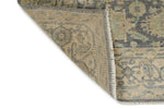 4x6 Gray and Ivory Turkish Oushak Rug