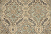 4x6 Gray and Ivory Turkish Oushak Rug