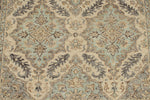 4x6 Gray and Ivory Turkish Oushak Rug