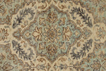 4x6 Gray and Ivory Turkish Oushak Rug