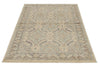 4x6 Gray and Ivory Turkish Oushak Rug