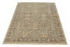 4x6 Gray and Ivory Turkish Oushak Rug