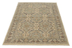 4x6 Gray and Ivory Turkish Oushak Rug