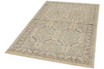 4x6 Gray and Ivory Turkish Oushak Rug