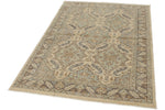 4x6 Gray and Ivory Turkish Oushak Rug