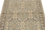4x6 Gray and Ivory Turkish Oushak Rug