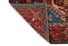 4x6 Red and Blue Kazak Tribal Rug