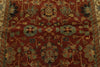 4x6 Rust and Ivory Turkish Tribal Rug