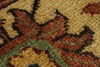 4x6 Rust and Ivory Turkish Tribal Rug