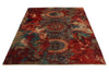 5x7 Multicolor and Multicolor Turkish Tribal Rug