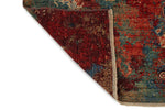 5x7 Multicolor and Multicolor Turkish Tribal Rug