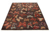 5x7 Brown and Multicolor Modern Contemporary Rug