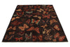 5x7 Brown and Multicolor Modern Contemporary Rug