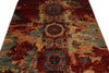 5x7 Multicolor and Multicolor Turkish Tribal Rug