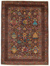 5x7 Brown and Multicolor Turkish Tribal Rug