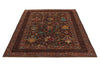5x7 Brown and Multicolor Turkish Tribal Rug