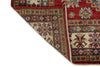 5x7 Red and Ivory Kazak Tribal Rug