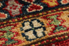 5x7 Gray and Red Kazak Tribal Rug
