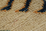 5x7 Ivory and Red Kazak Tribal Rug