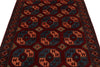 5x7 Burgundy and Blue Turkish Tribal Rug