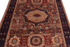 5x7 Red and Navy Turkish Tribal Rug