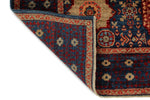 5x7 Multicolor and Navy Turkish Tribal Rug