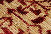 5x7 Beige and Ivory Turkish Tribal Rug