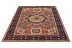 5x7 Rust and Navy Turkish Tribal Rug