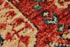 5x7 Rust and Navy Turkish Tribal Rug
