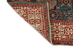 5x7 Ivory and Multicolor Turkish Tribal Rug