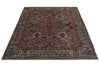 5x6 Gray and Blue Anatolian Traditional Rug