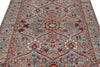 5x6 Gray and Blue Anatolian Traditional Rug