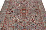 5x6 Gray and Blue Anatolian Traditional Rug