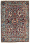 5x7 Gray and Blue Anatolian Traditional Rug