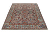 5x7 Gray and Blue Anatolian Traditional Rug