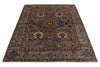 5x7 Gray and Blue Anatolian Traditional Rug