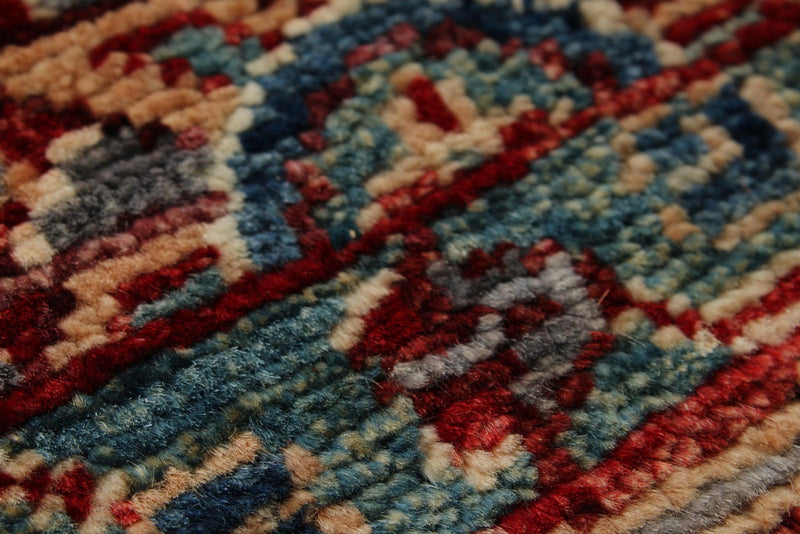 5x7 Gray and Blue Anatolian Traditional Rug