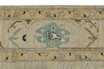9x12 Gray and Multicolor Turkish Oushak Rug