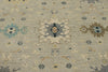 9x12 Gray and Multicolor Turkish Oushak Rug