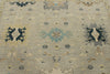 9x12 Gray and Multicolor Turkish Oushak Rug