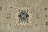 9x12 Gray and Multicolor Turkish Oushak Rug