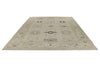 9x12 Gray and Multicolor Turkish Oushak Rug
