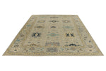 9x12 Gray and Multicolor Turkish Oushak Rug