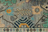 9x12 Gray and Multicolor Turkish Oushak Rug