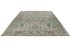 9x12 Gray and Multicolor Turkish Oushak Rug