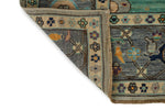 9x12 Gray and Multicolor Turkish Oushak Rug