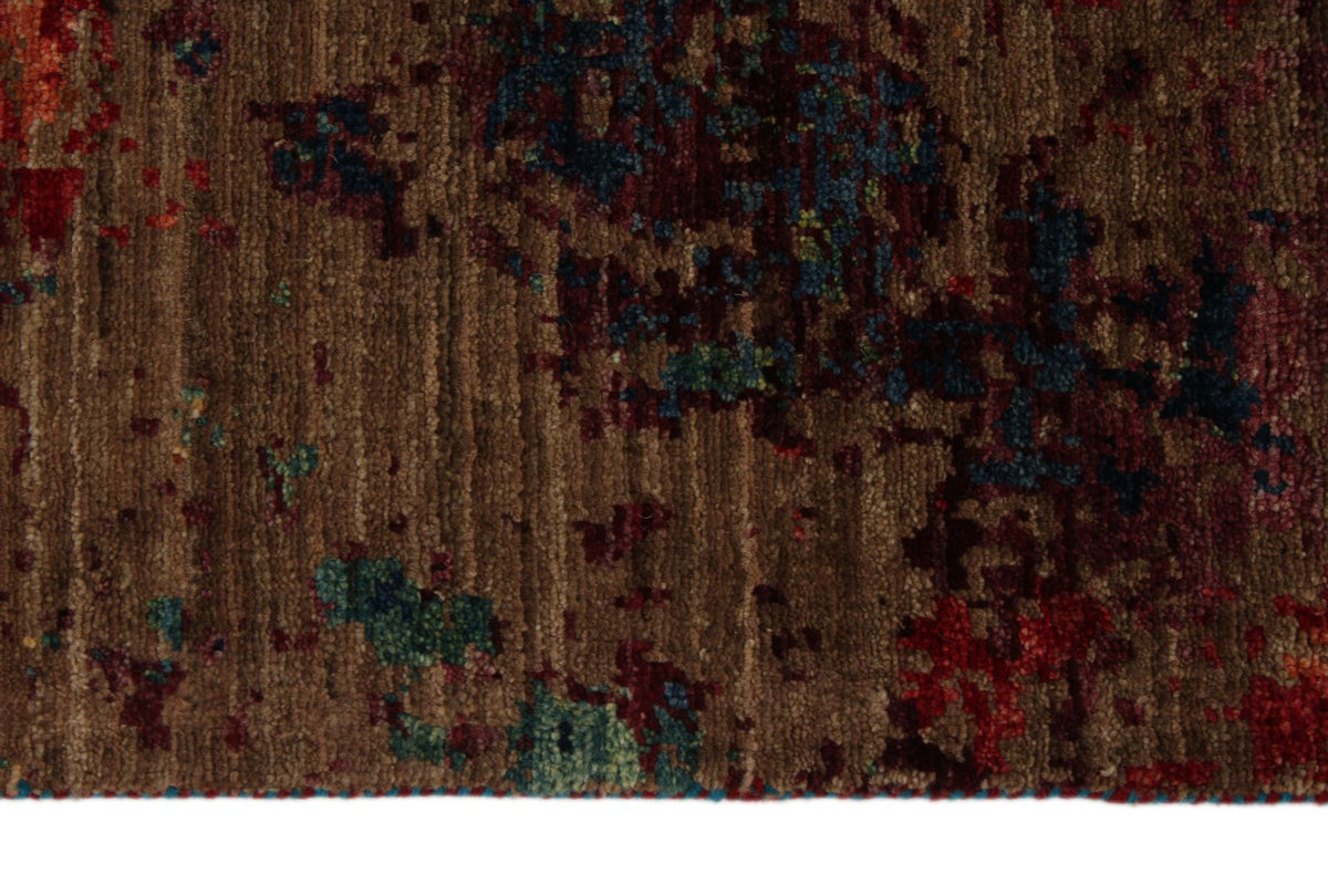 9x12 Multicolor and Multicolor Modern Contemporary Rug
