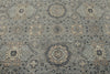 9x12 Gray And Ivory Turkish Oushak Rug