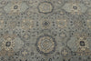 9x12 Gray And Ivory Turkish Oushak Rug