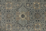 9x12 Gray And Ivory Turkish Oushak Rug